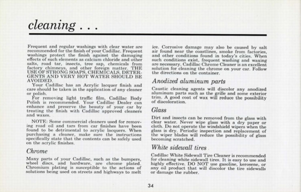 1960 Cadillac Owners Manual Page 41